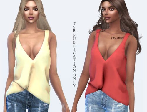 Volumetric silk shirt