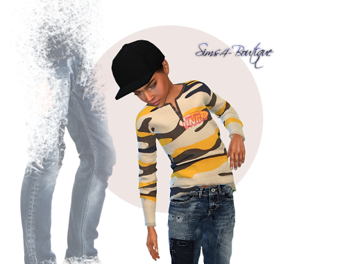 ★ Designer Set for Child Boys TS4 ★