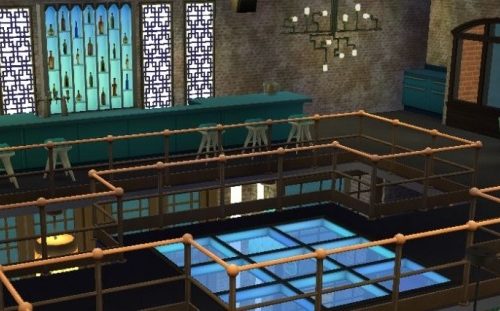 Wackelzappel nightclub by K.Nickel at Sims Marktplatz