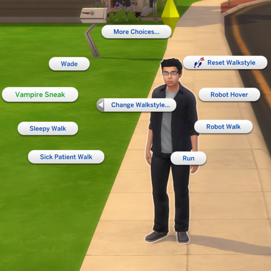 Walk In Style! In-game walk style chooser - The Sims 4 Catalog