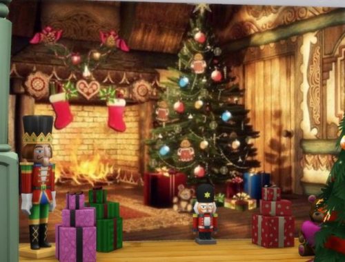 Wall Decal 2 Advent 2019 by Oldbox at All 4 Sims