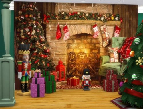 Wall Decal 2 Advent 2019 by Oldbox at All 4 Sims