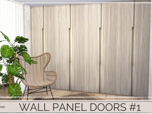 Wall Panel Doors #1 – 5 Swatches at Dinha Gamer