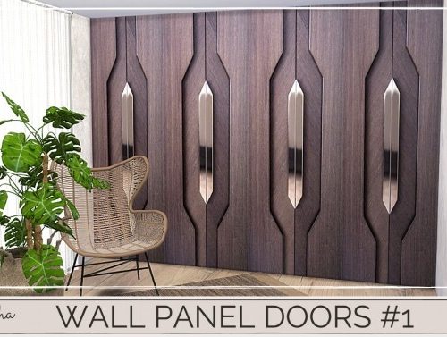 Wall Panel Doors #1 – 5 Swatches at Dinha Gamer