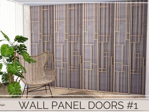 Wall Panel Doors #1 – 5 Swatches at Dinha Gamer