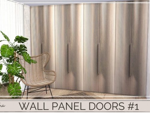 Wall Panel Doors #1 – 5 Swatches at Dinha Gamer