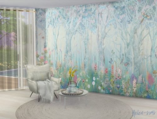 Wallpaper Affresco Botany / Forest 01 at Helen Sims