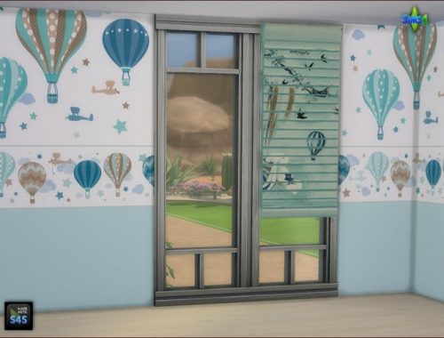 Wallpapers and blinds for kids room by Mabra at Arte Della Vita