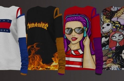WANESSA TOP by Thiago Mitchell at REDHEADSIMS