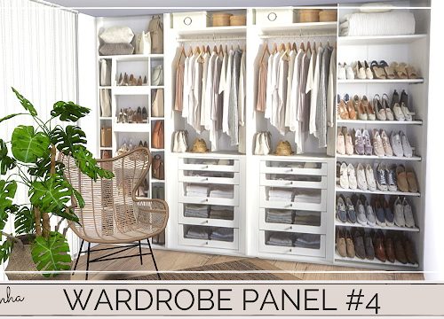 Wardrobe Panel: #4 #5 at Dinha Gamer