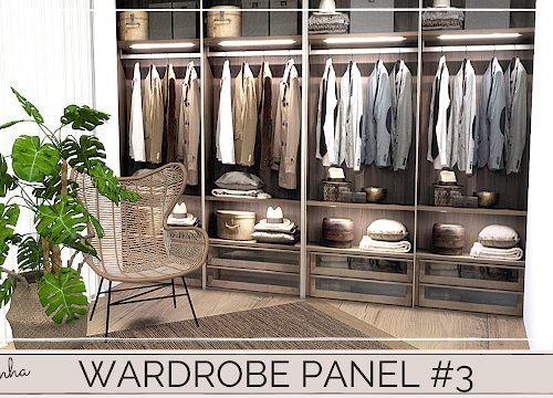 Wardrobe Panels Mural at Dinha Gamer