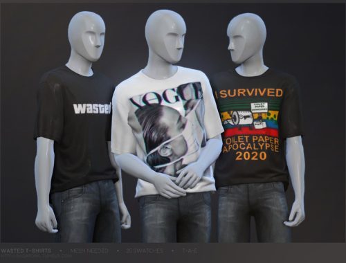 Wasted t-shirts | Mesh needed