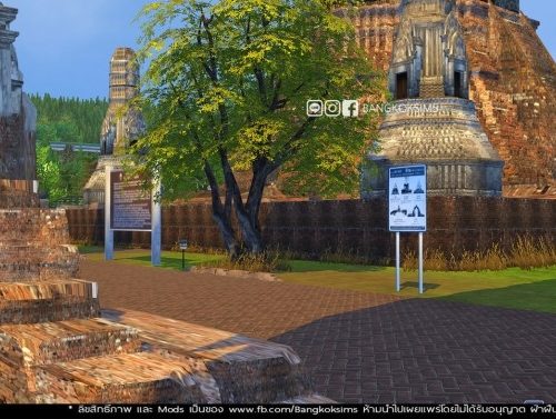 Wat Chaiwatthanaram temple at BangkokSims