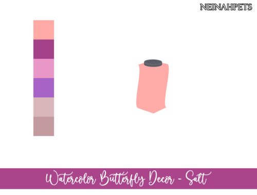 Watercolor Butterfly Decor Collection {Mesh Required}