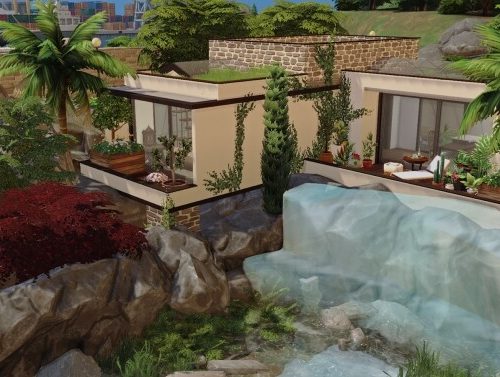 Waterfall Eco House at Akai Sims – kaibellvert