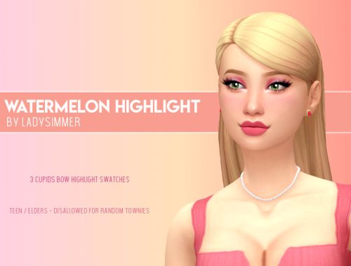 Watermelon Cupids Bow Highlight
