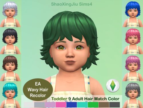 Wavy Hair Recolor
