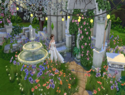 Wedding palace in the style of a Greek temple