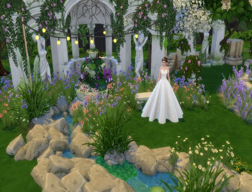 Wedding palace in the style of a Greek temple