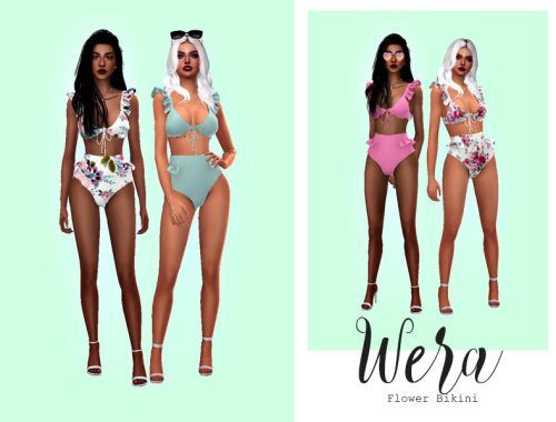 Wera - Flower Bikini - Serenity Recolor