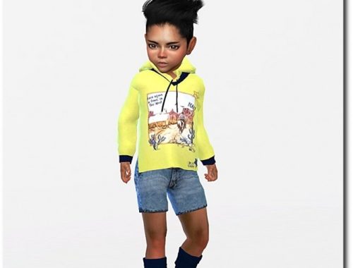 Western Outfit ,Socks and shoes at Sims4-Boutique