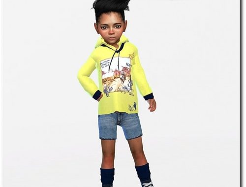 Western Outfit ,Socks and shoes at Sims4-Boutique