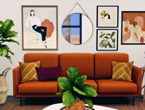 Westwing Collection Throw Pillows and Rug at Sooky