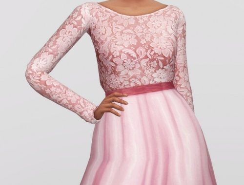 White clover embroidered mini dress at Rusty Nail