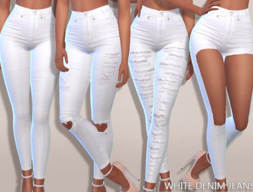 White Denim Jeans