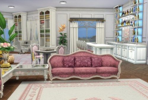 White Lady mansion by Oldbox at All 4 Sims