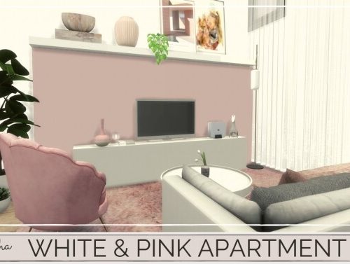 WHITE & PINK APARTMENT at Dinha Gamer