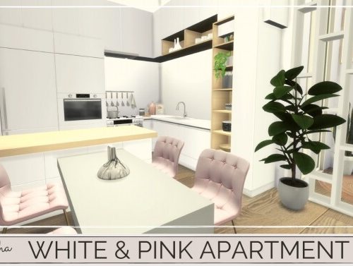 WHITE & PINK APARTMENT at Dinha Gamer