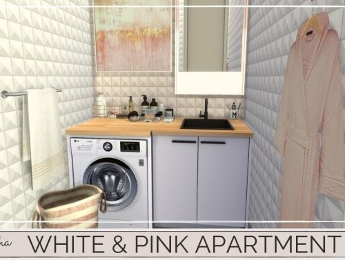 WHITE & PINK APARTMENT at Dinha Gamer