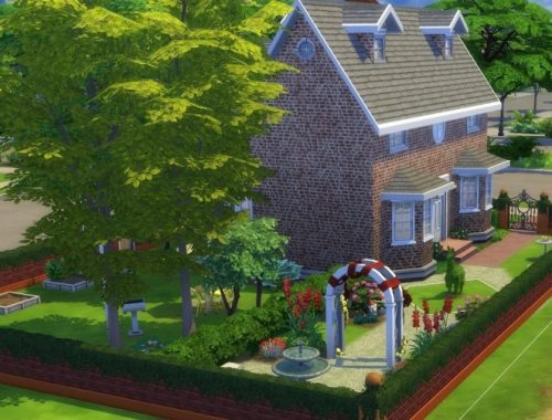 White Roses Cottage at KyriaT’s Sims 4 World
