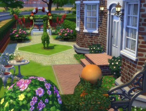 White Roses Cottage at KyriaT’s Sims 4 World