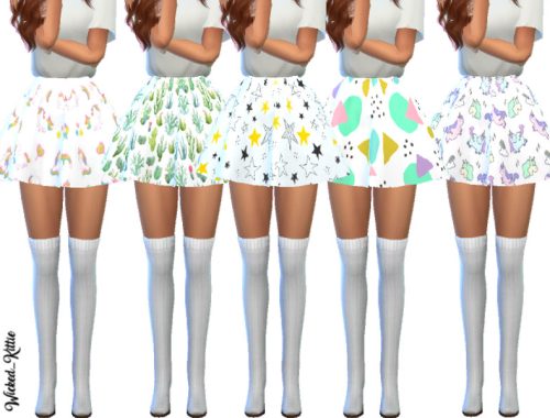 Wickedkittie | Melanie Skater Skirts | Mesh Needed