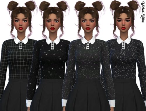 WickedKittie | Stella Shirt | Mesh Needed