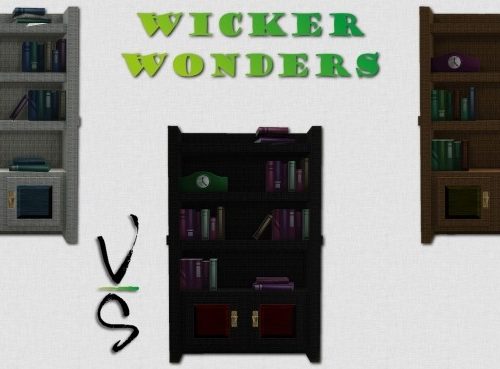 Wicker Wonders living by Veckah at Mod The Sims