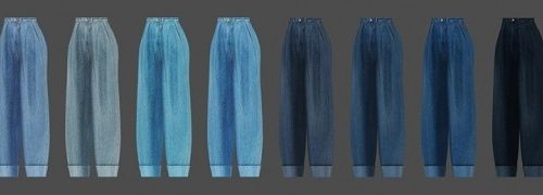 Wide roll-up jeans AF at MMSIMS