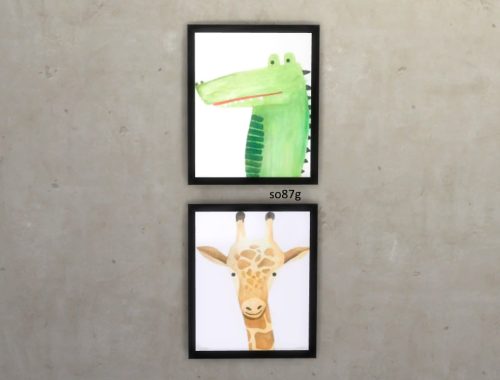 wild animals set