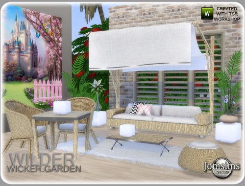 Wilder wicker garden set