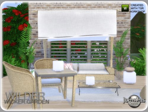 Wilder wicker garden set
