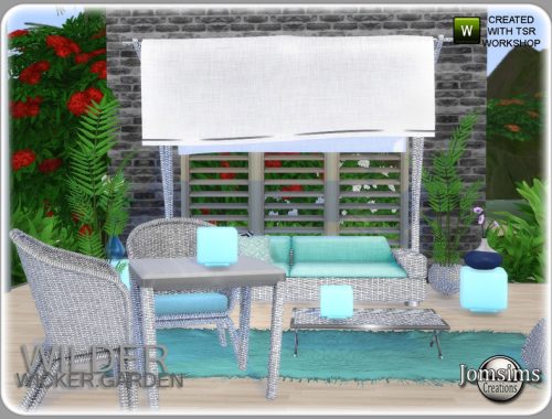 Wilder wicker garden set