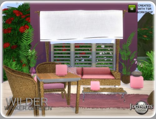 Wilder wicker garden set