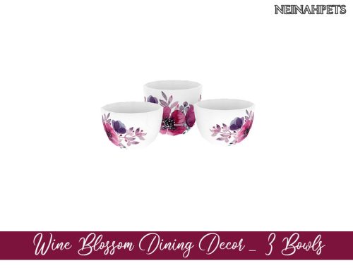 Wine Blossom Dining Decor {Mesh Required}