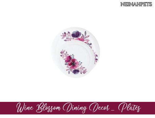 Wine Blossom Dining Decor {Mesh Required}
