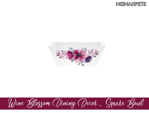 Wine Blossom Dining Decor {Mesh Required}
