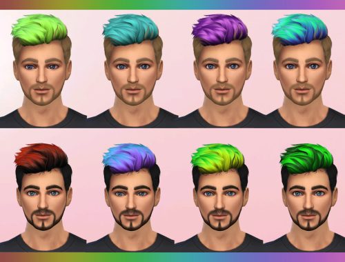 WINGS-OS0508  // Male Hair // Vibrant Recolors