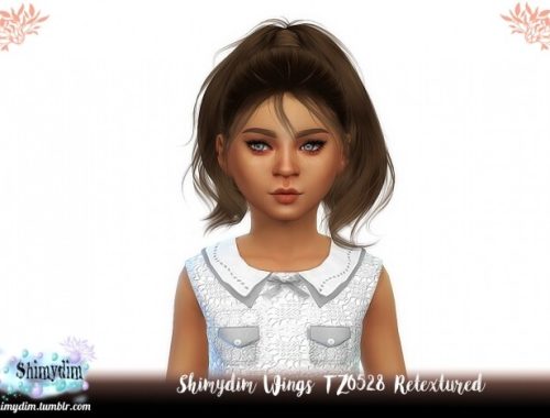 Wings TZ0528 Hair Retexture Child Naturals Unnaturals at Shimydim Sims