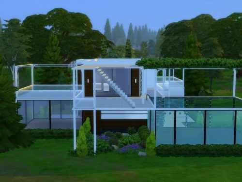 Winter cottage by Viktoriya9429 at Mod The Sims
